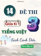 Tuyển tập 14 Đề thi giữa học kì 1 môn Tiếng Việt Lớp 3 Cánh Diều (Kèm đáp án)
